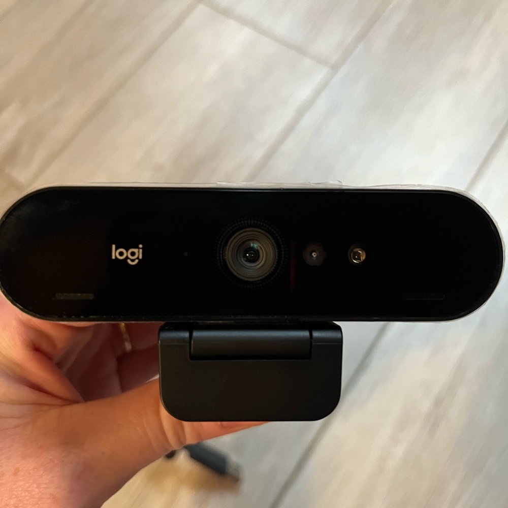 Logitech Black Webcam with HD Lens
